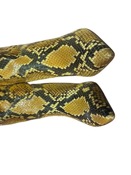 Ulla Johnson Amber Python Knee-High Boots - Picture 5 of 8